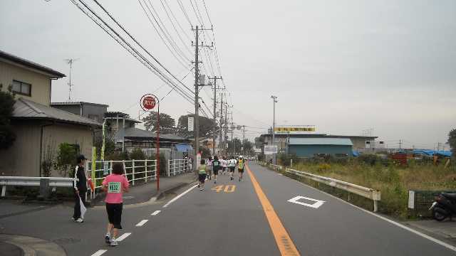 ３キロ過ぎたらおいて行かれてる