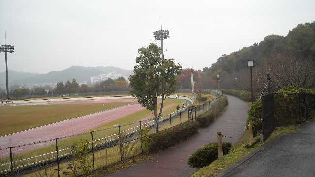 競技場の外周遊歩道