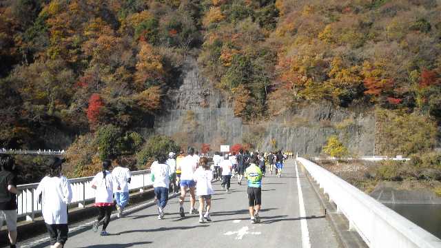 玄倉川橋を渡ると４キロ