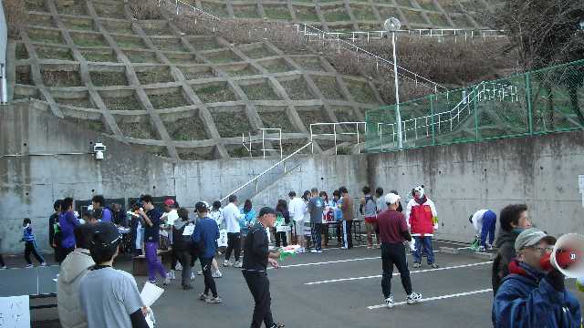 ゴール後の景品引き換え