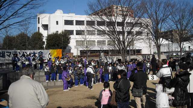 市内の中学合同ブラスバンド