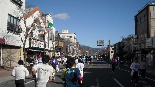 メイン通りを北上