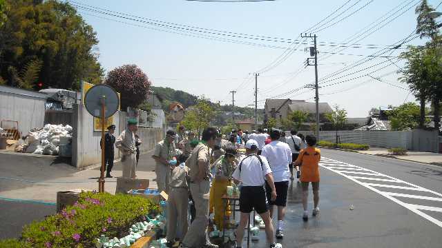 給水のレモンが美味しい